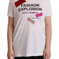 Chic Fashion Explosion Crew Neck Tee