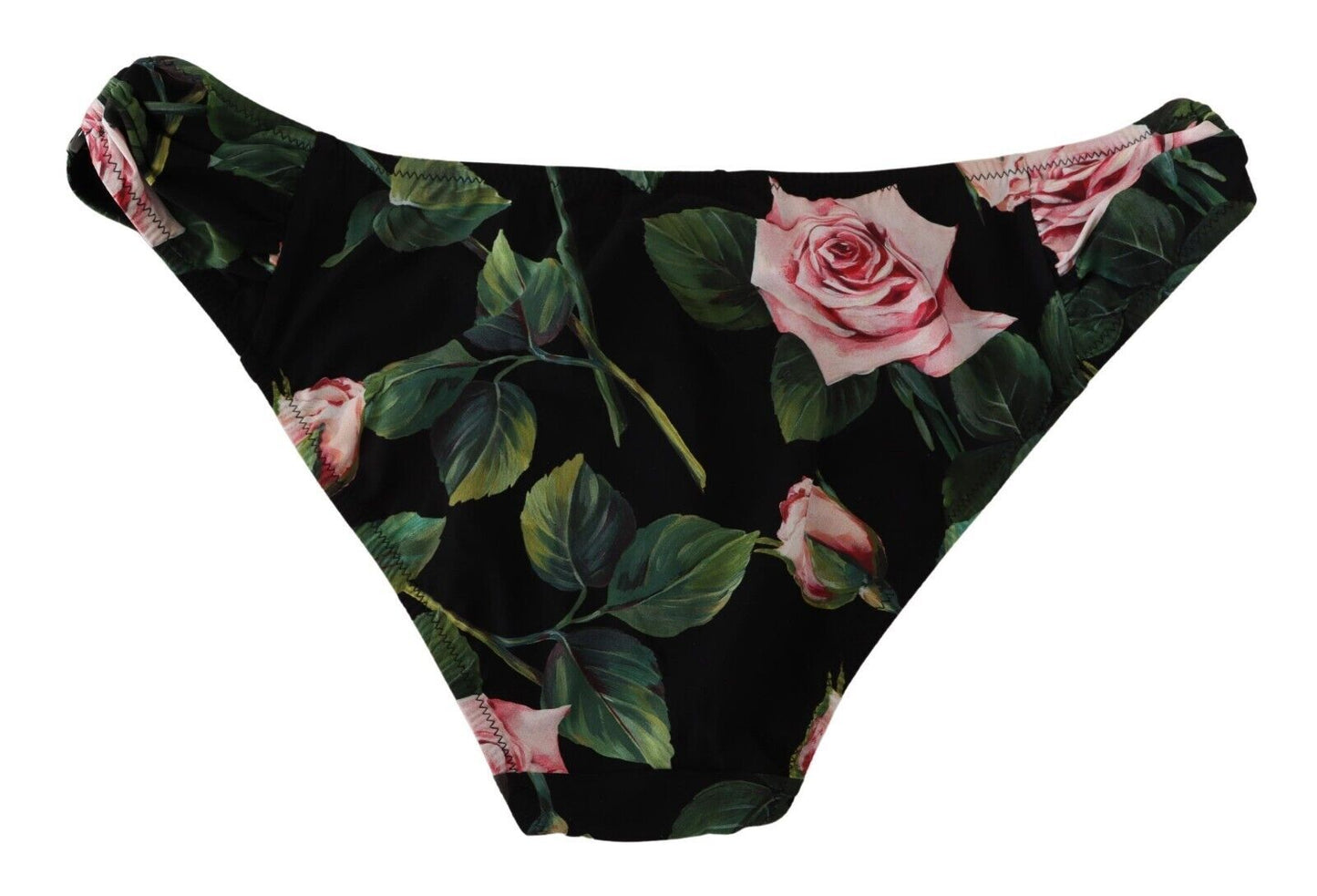 Elegant Rose Print Bikini Bottom