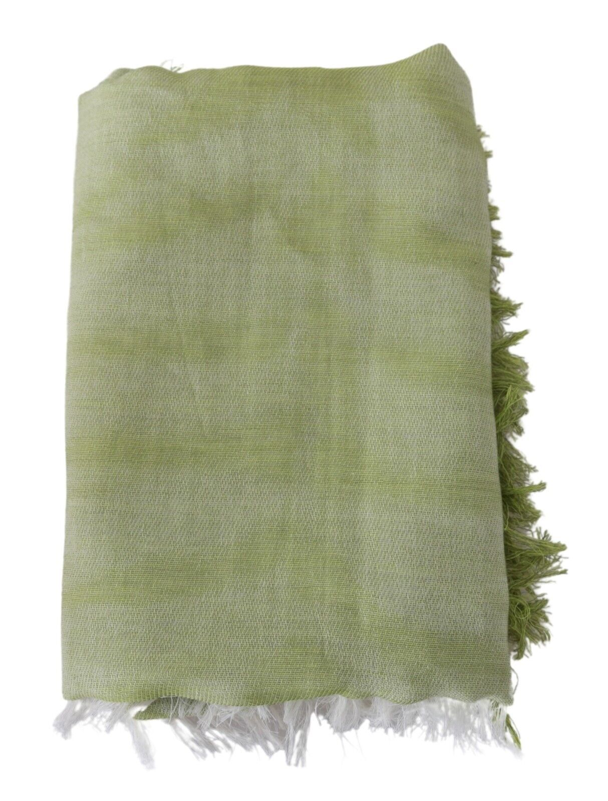 Green Modal Shawl Fringes Women Scarf