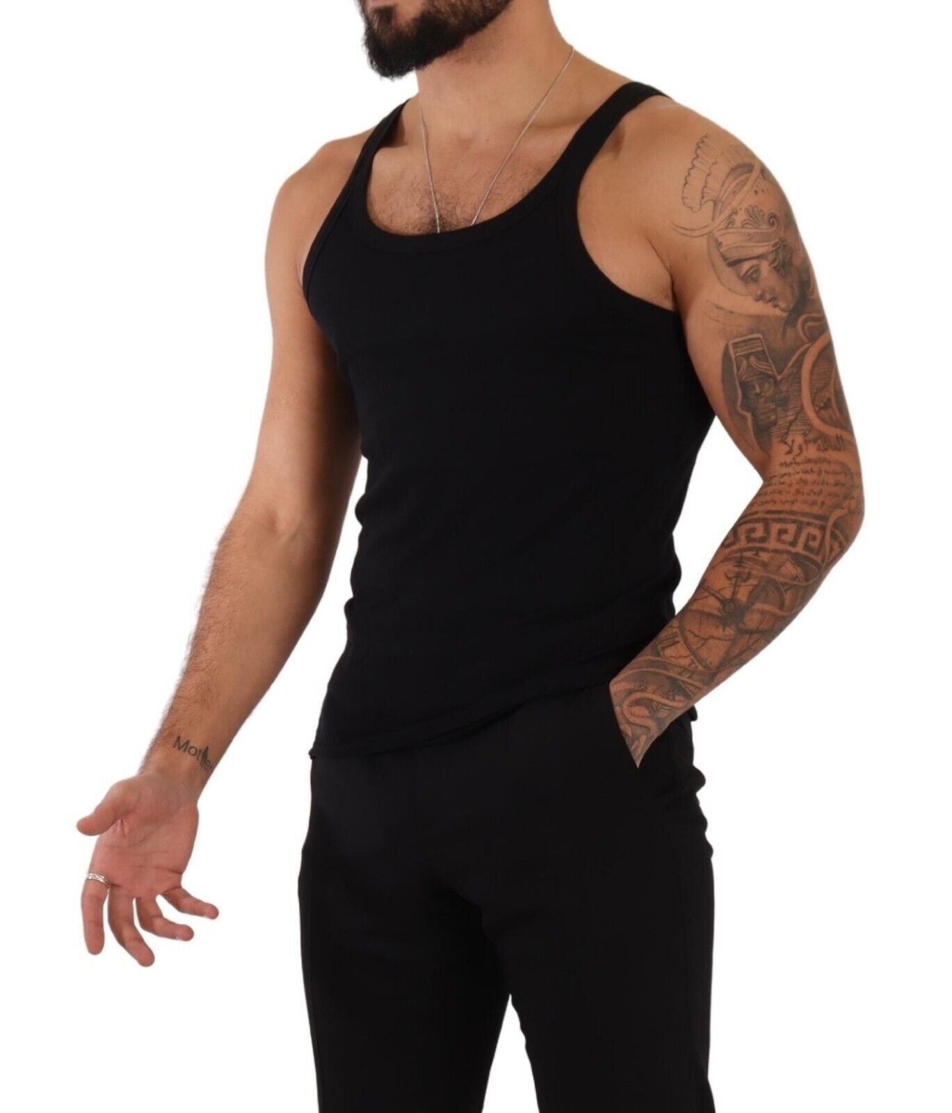 Sleek Black Tank Top T-Shirt