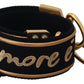 Elegant Gold Black Shoulder Bag Strap