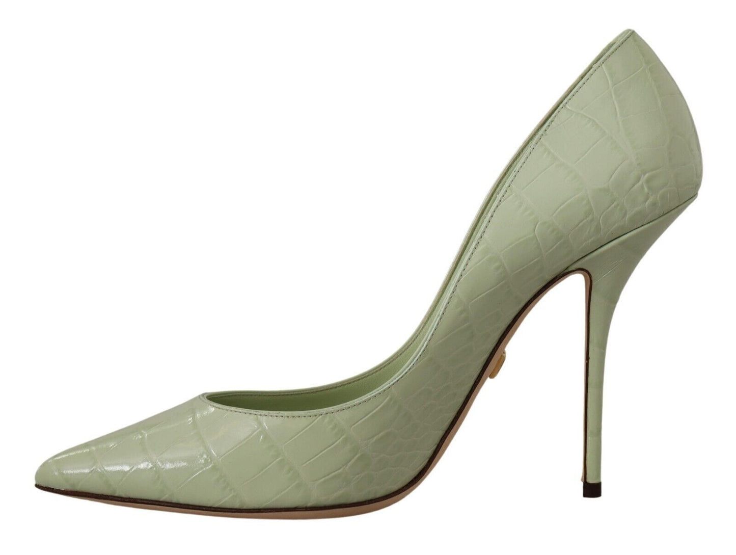 Emerald Green Leather Heels