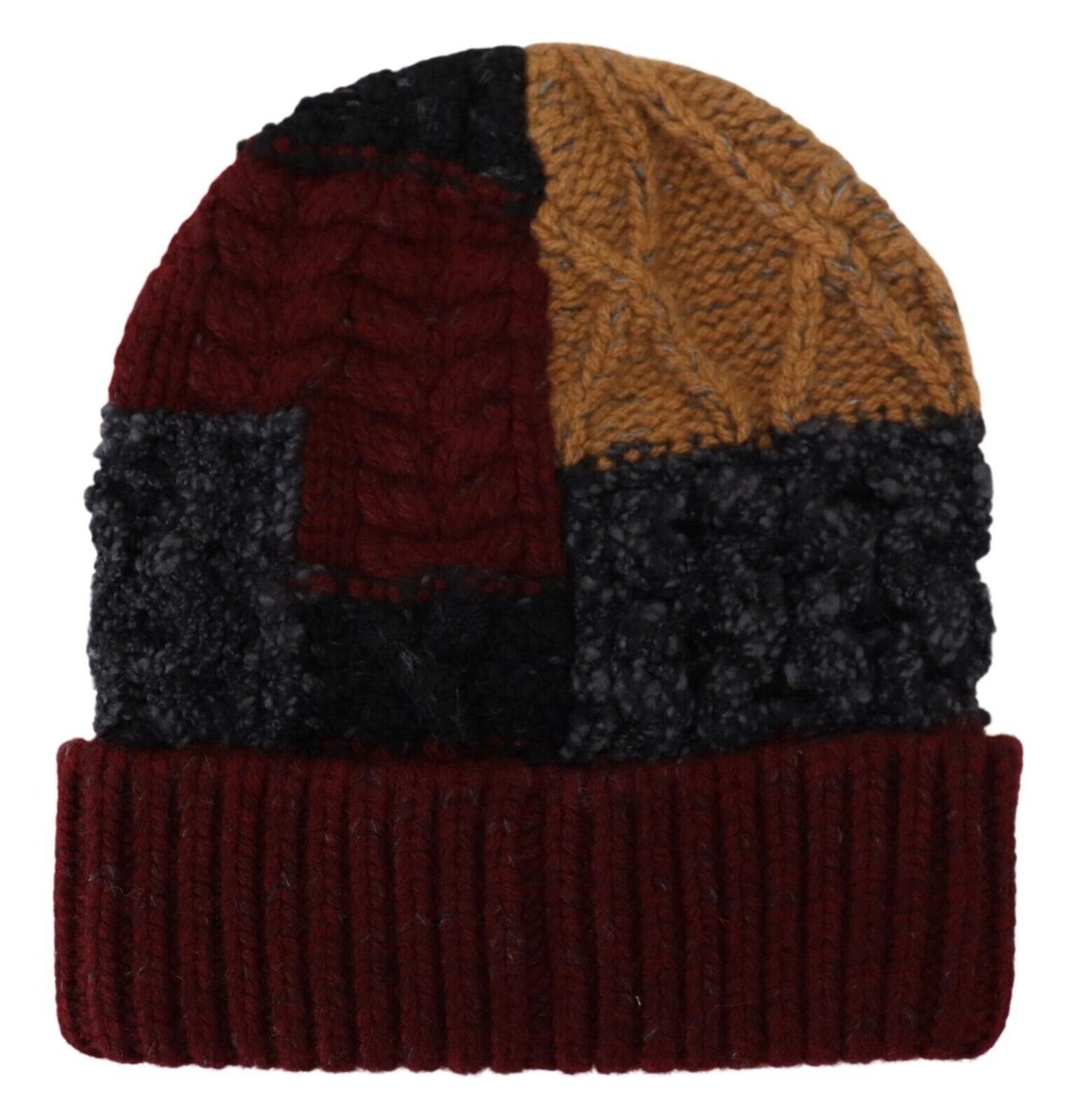 Elegant Multicolor Virgin Wool Beanie