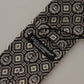Elegant Silk Bow Tie in Black White Fantasy Print