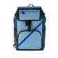 Signature Cooper Sport Flap Chambray Large Backpack Bookbag Bag