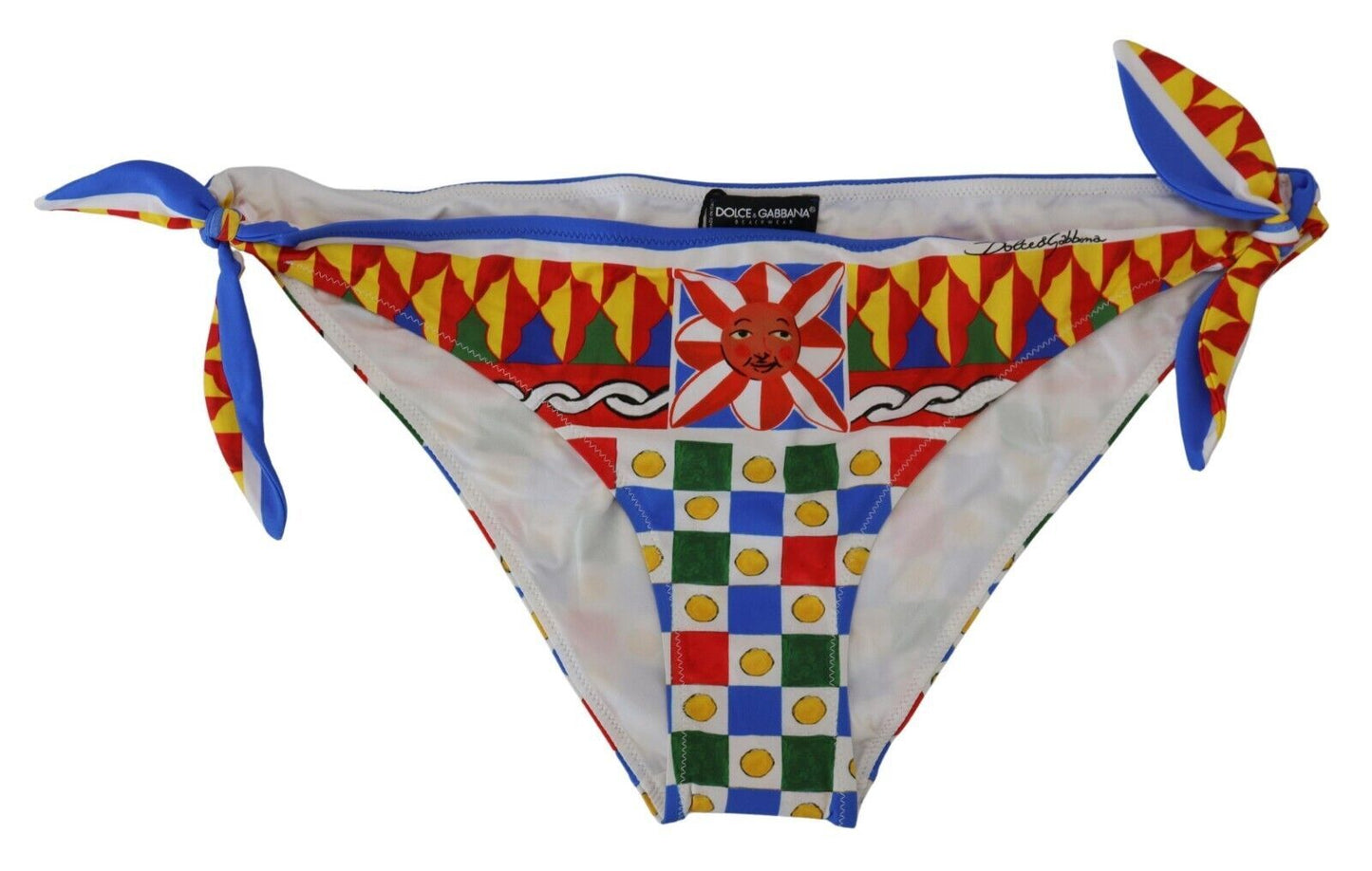 Sicilian Carretto Print Bikini Bottom