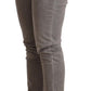 Light Gray Washed Cotton Slim Fit Denim Jeans