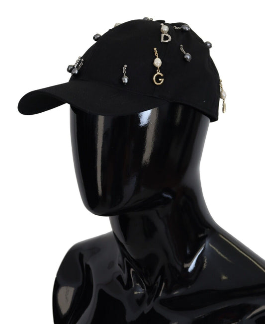 Timeless Black Cotton Baseball Cap