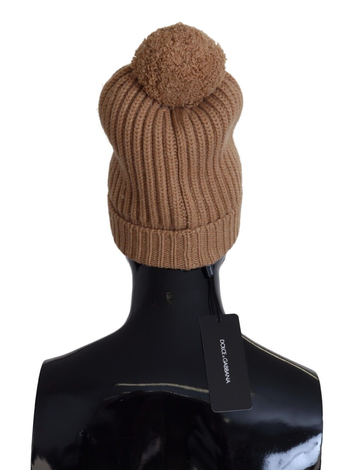 Chic Brown Cashmere Beanie Hat