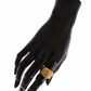 Gold Plated 925 Silver Womens Ring