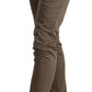 Elegant Slim Fit Cotton Blend Pants