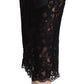 Elegant Floral Lace Pencil Cut Midi Skirt