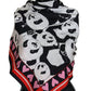 Multicolor Panda Print Silk Shawl Wrap Scarf