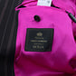 Multicolor Wool Silk Blend Slim Fit Blazer