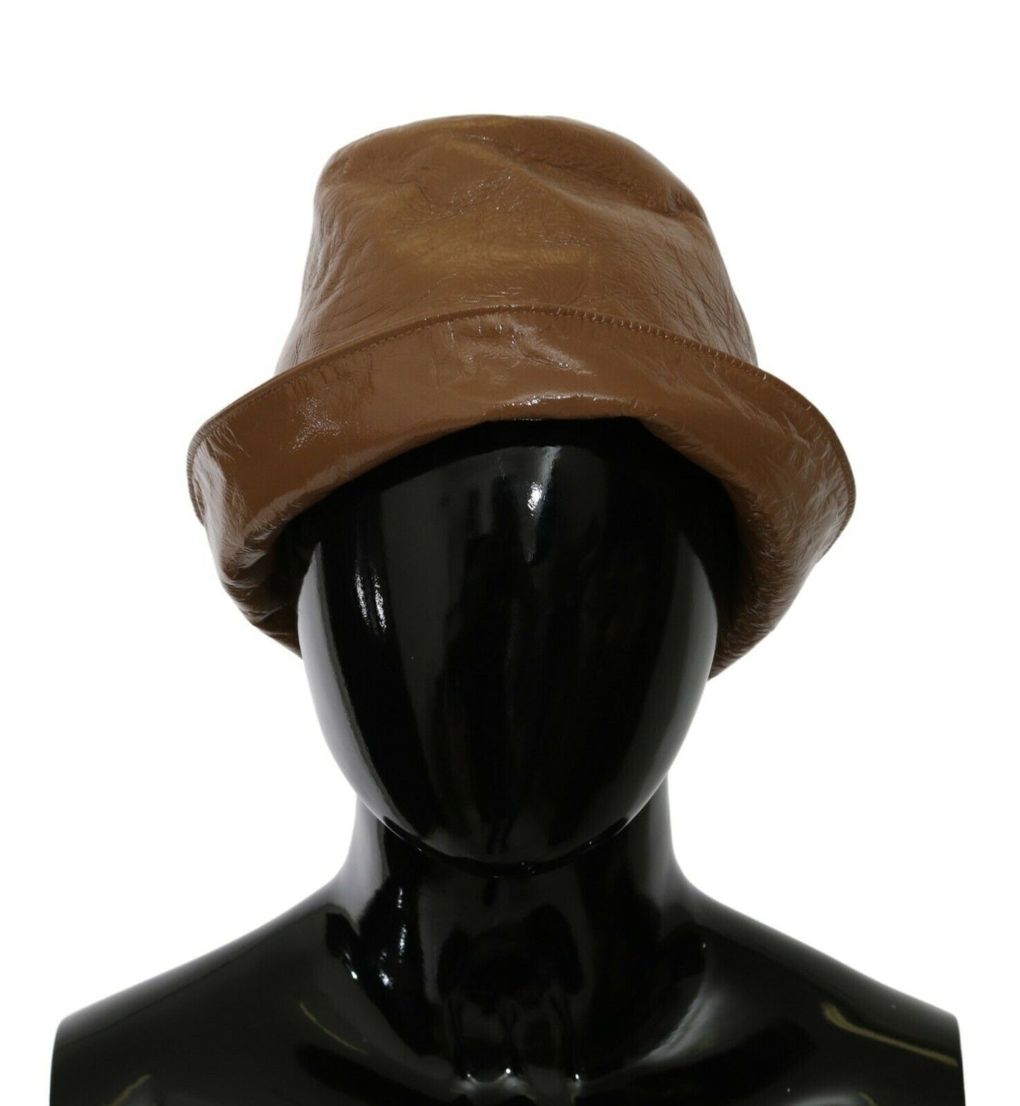 Exquisite Brown Bucket Cap with Floral Lining