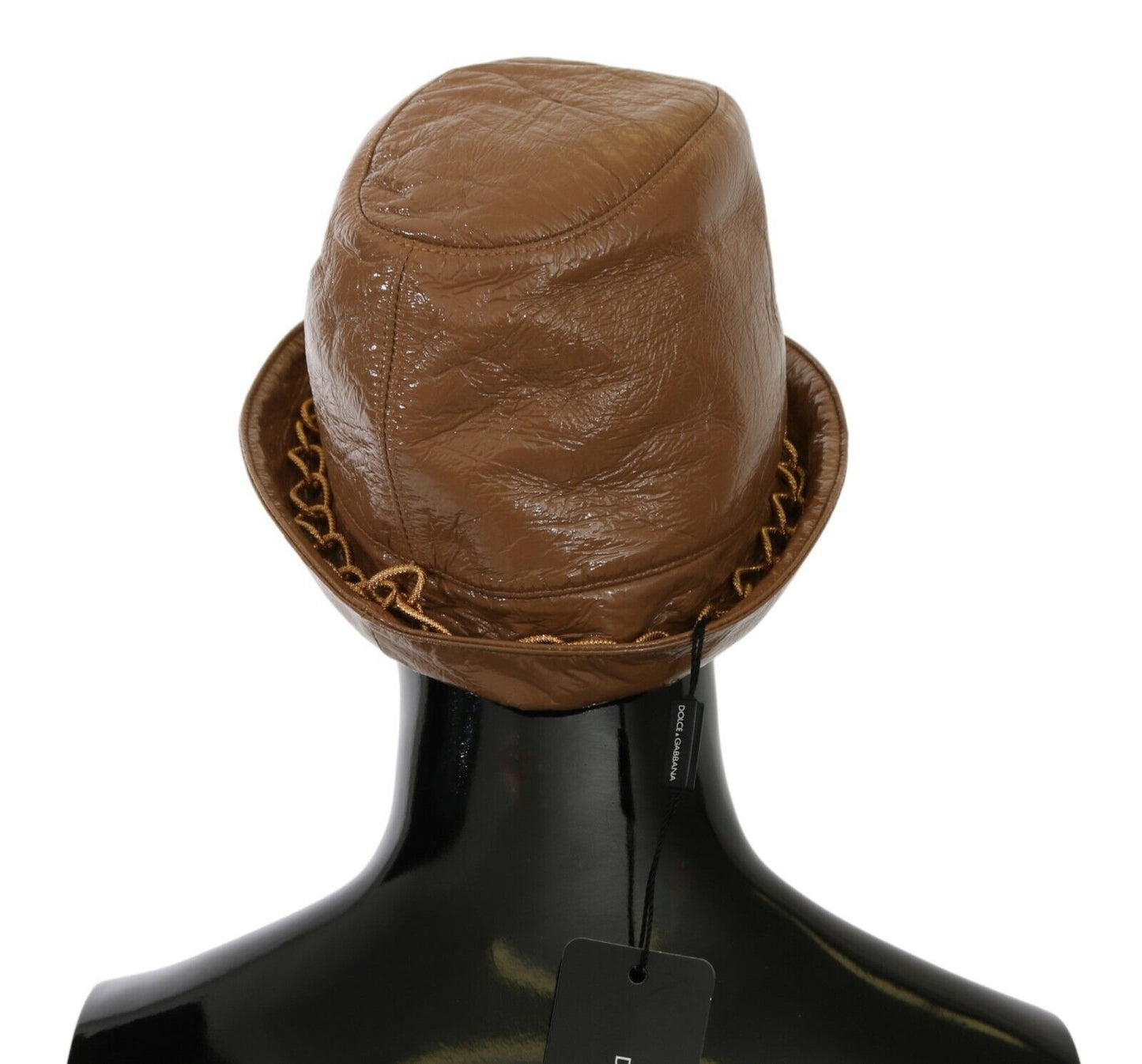 Exquisite Brown Bucket Cap with Floral Lining