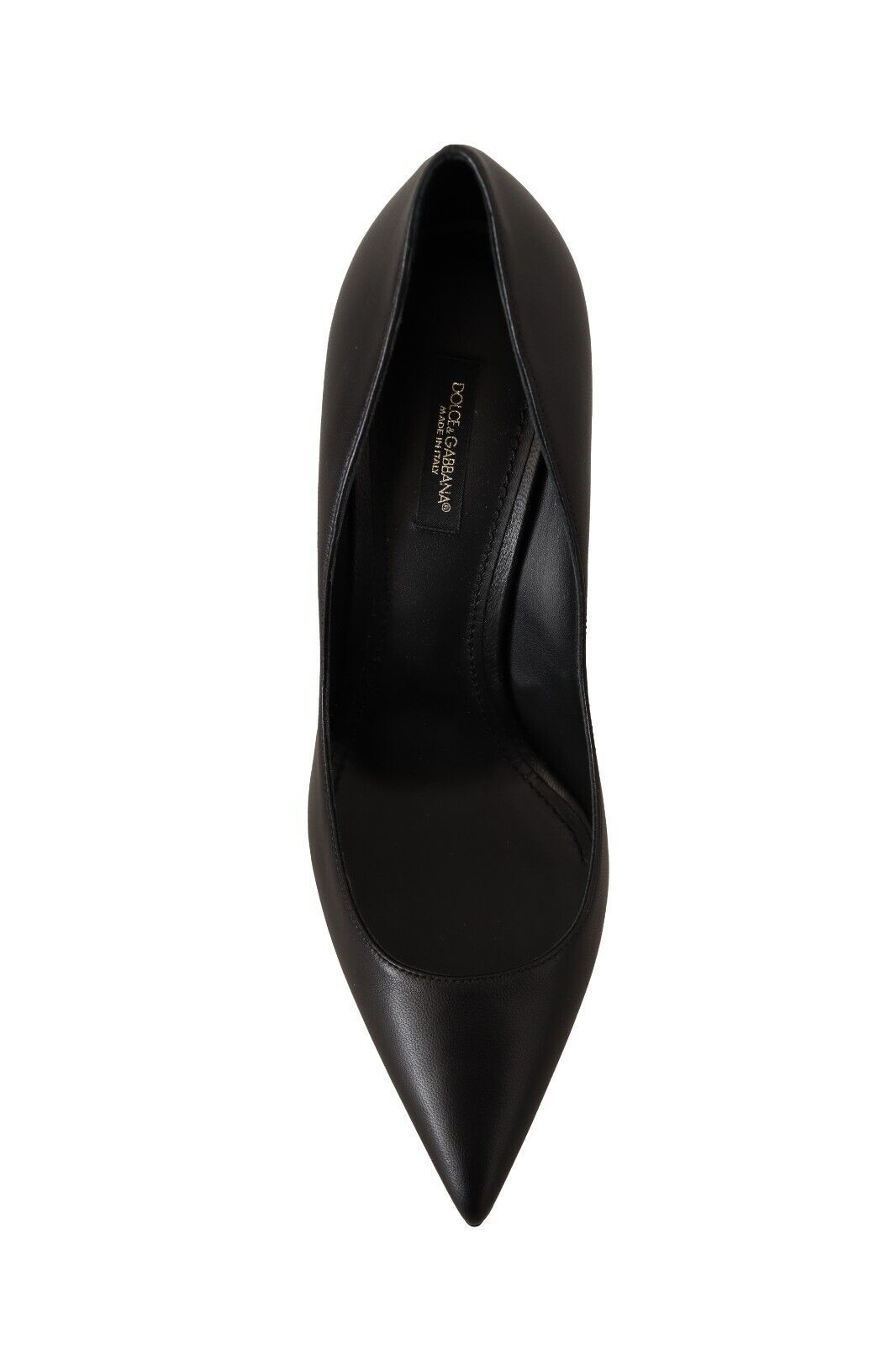 Elegant Black Devotion Leather Pumps