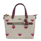 (CA793) Gallery Mini Heart Leather Crossbody Purse Bag