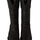 Sleek Mid Calf Leather Boots