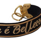 Elegant Gold Black Shoulder Bag Strap