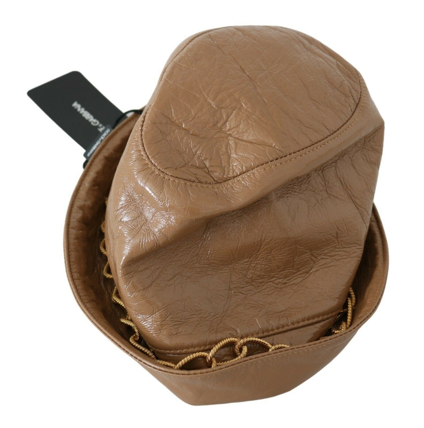 Exquisite Brown Bucket Cap with Floral Lining