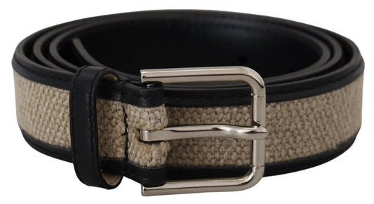 Elegant Dual-Tone Leather Belt