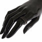 Elegant Black Rhodium Silver Crystal Ring
