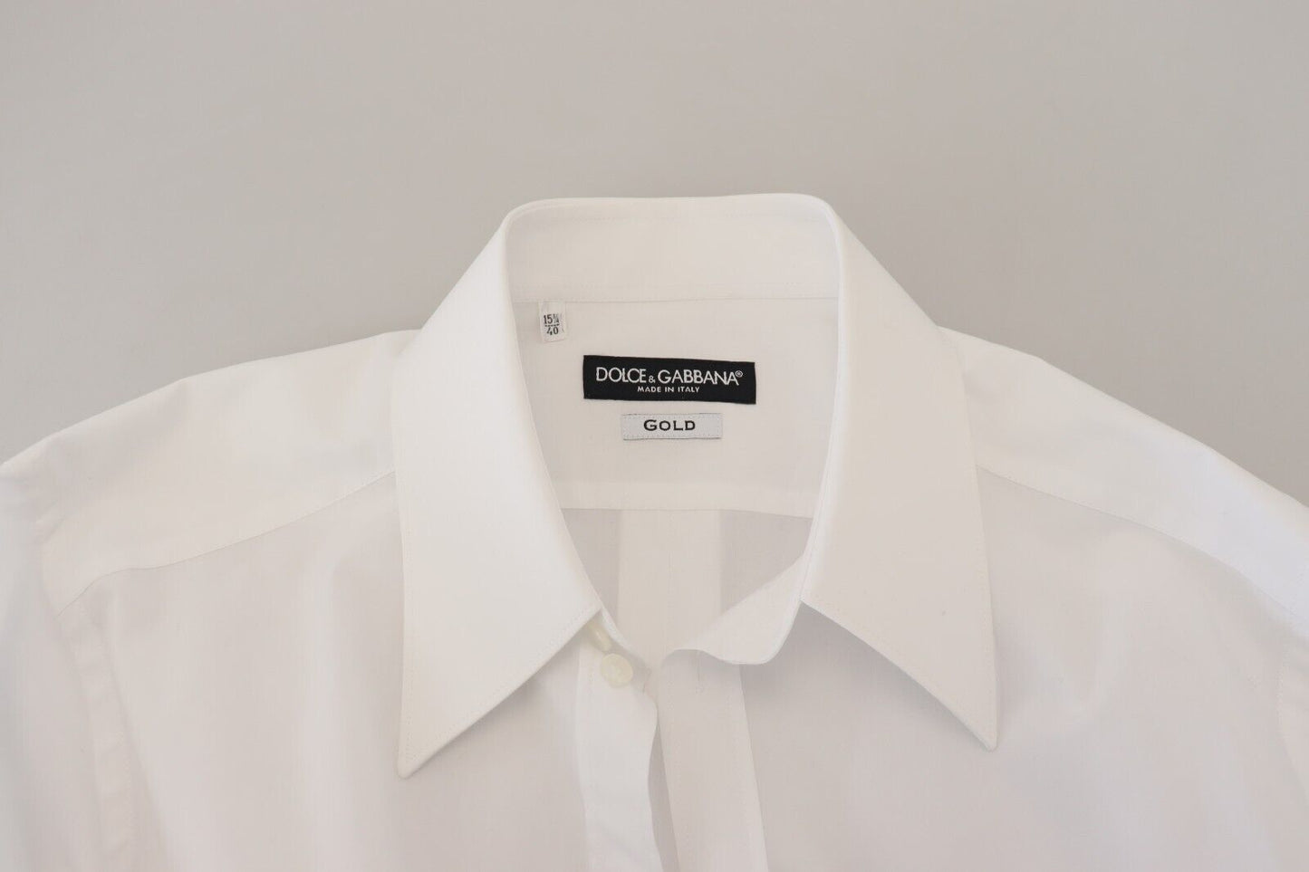 Elegant White Slim Fit Dress Shirt