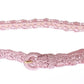 Elegant Pink Viscose Women's Belt - Made in Italy