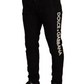 Elegant Black Jogging Sweat Pants