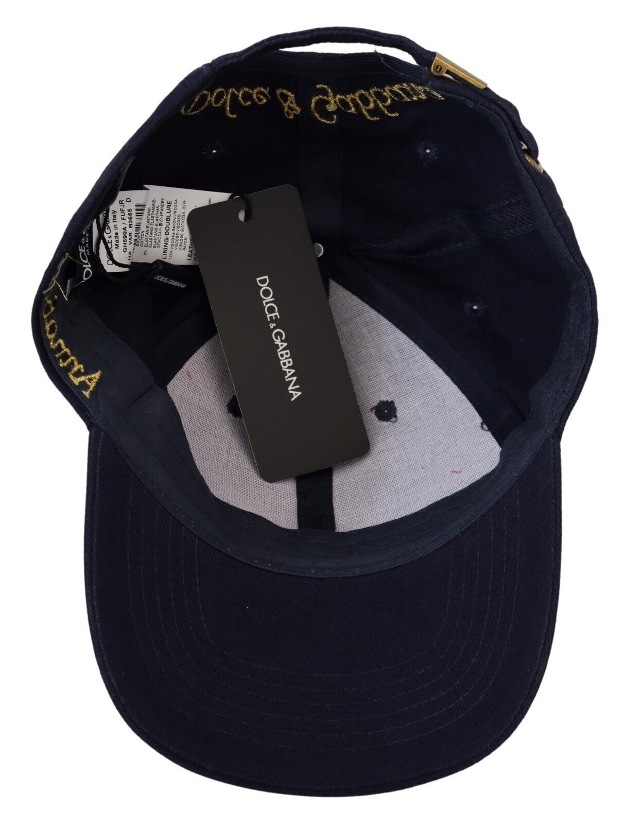 Elegant Dark Blue Baseball Cap