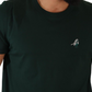 Elegant Dark Green Crew Neck Tee