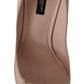 Elegant Light Pink Leather Pumps