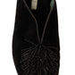 Elegant Suede Leather Embellished Flats
