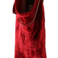 Chic Red Suede Ankle Boots