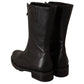 Elegant Black Leather High Boots