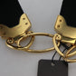 Elegant Gold Black Shoulder Bag Strap