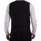 Sicilian Elegance Silk Blazer & Vest Set