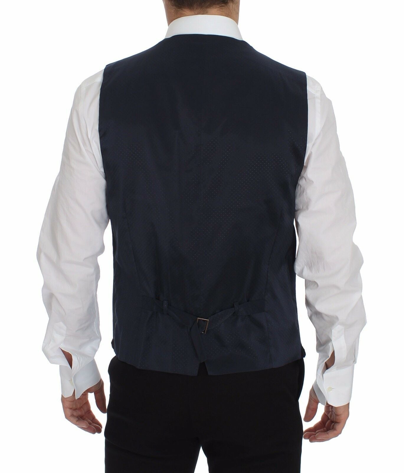 Blue Torero Inspired Cotton Stretch Blazer & Vest