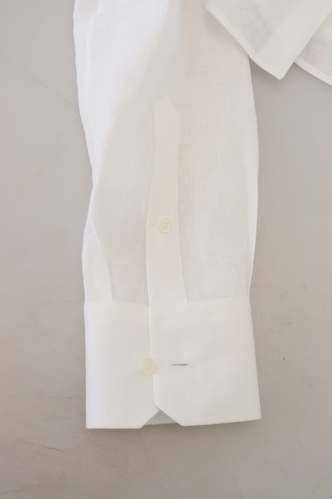 Elegant White Martini Dress Shirt