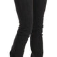 Elegant Low Waist Skinny Black Pants
