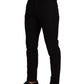 Elegant Slim Fit Tuxedo Trousers