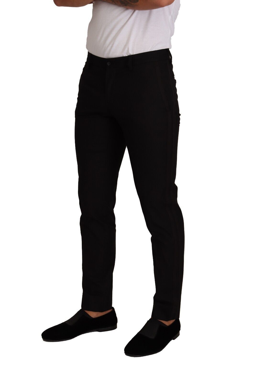 Elegant Slim Fit Tuxedo Trousers