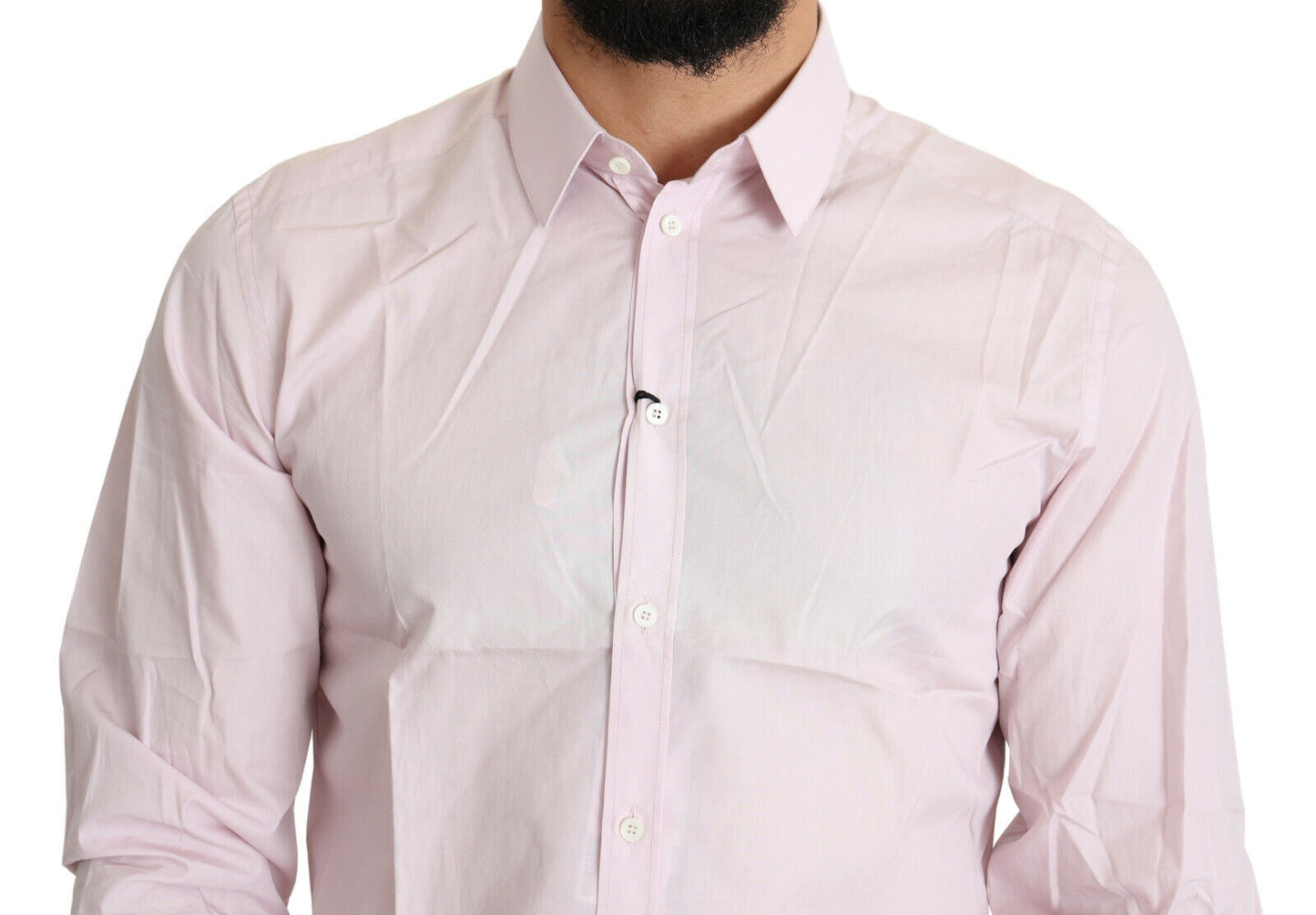 Light Pink Cotton Formal GOLD Dress Shirt