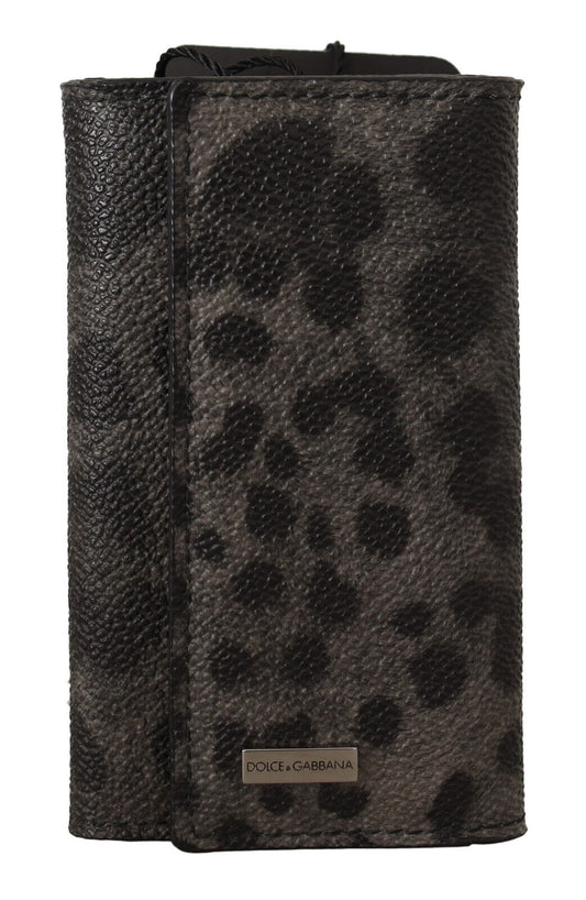 Chic Leopard Pattern Keyholder Case