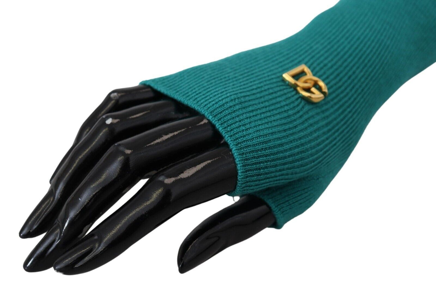 Elegant Elbow Length Fingerless Wool Gloves