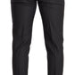 Martini Gray Wool Silk Men's Slim Suit