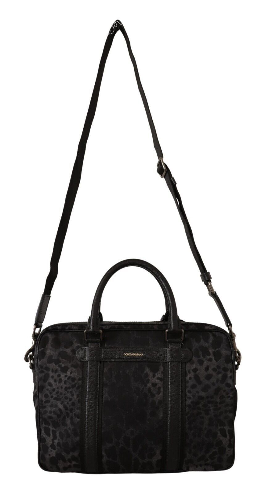 Sleek Leopard Messenger Laptop Bag