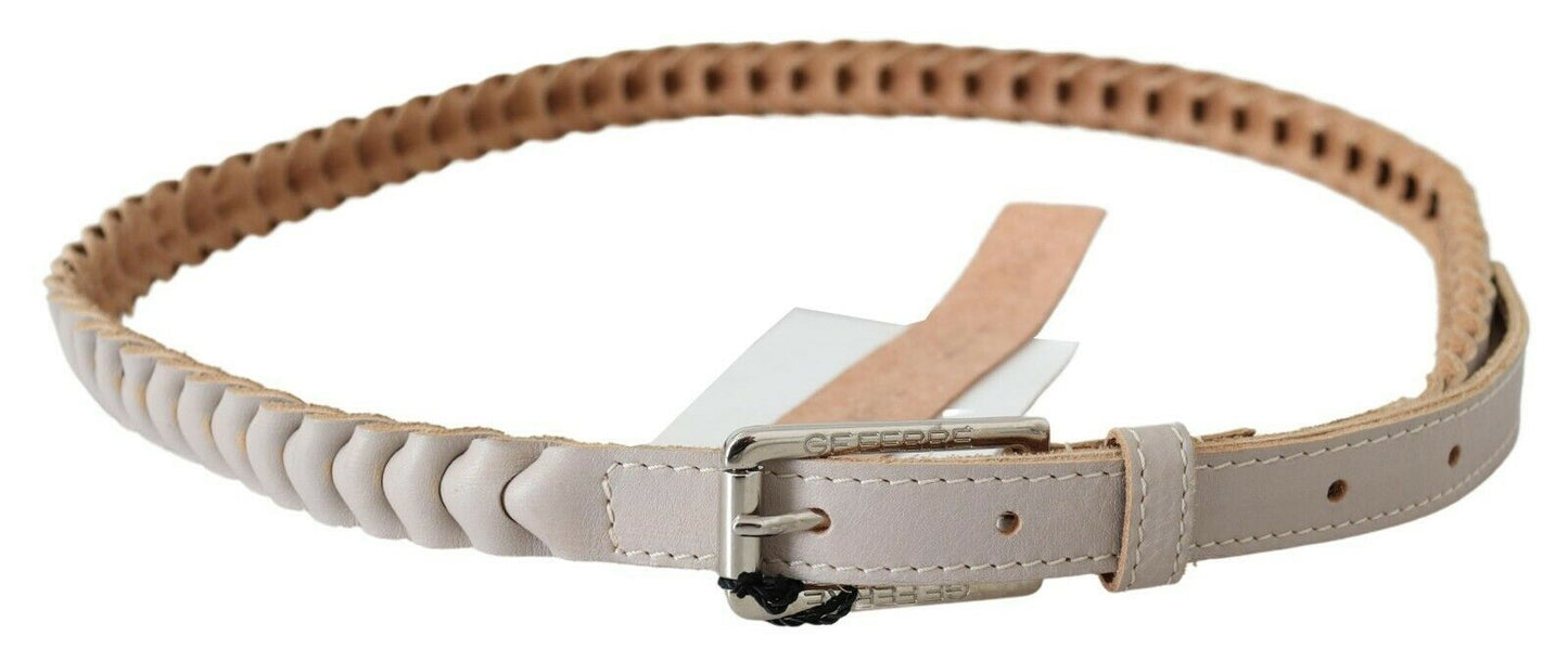 Elegant Twisted Leather Waist Belt