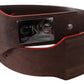 Dark Brown Genuine Leather Belt